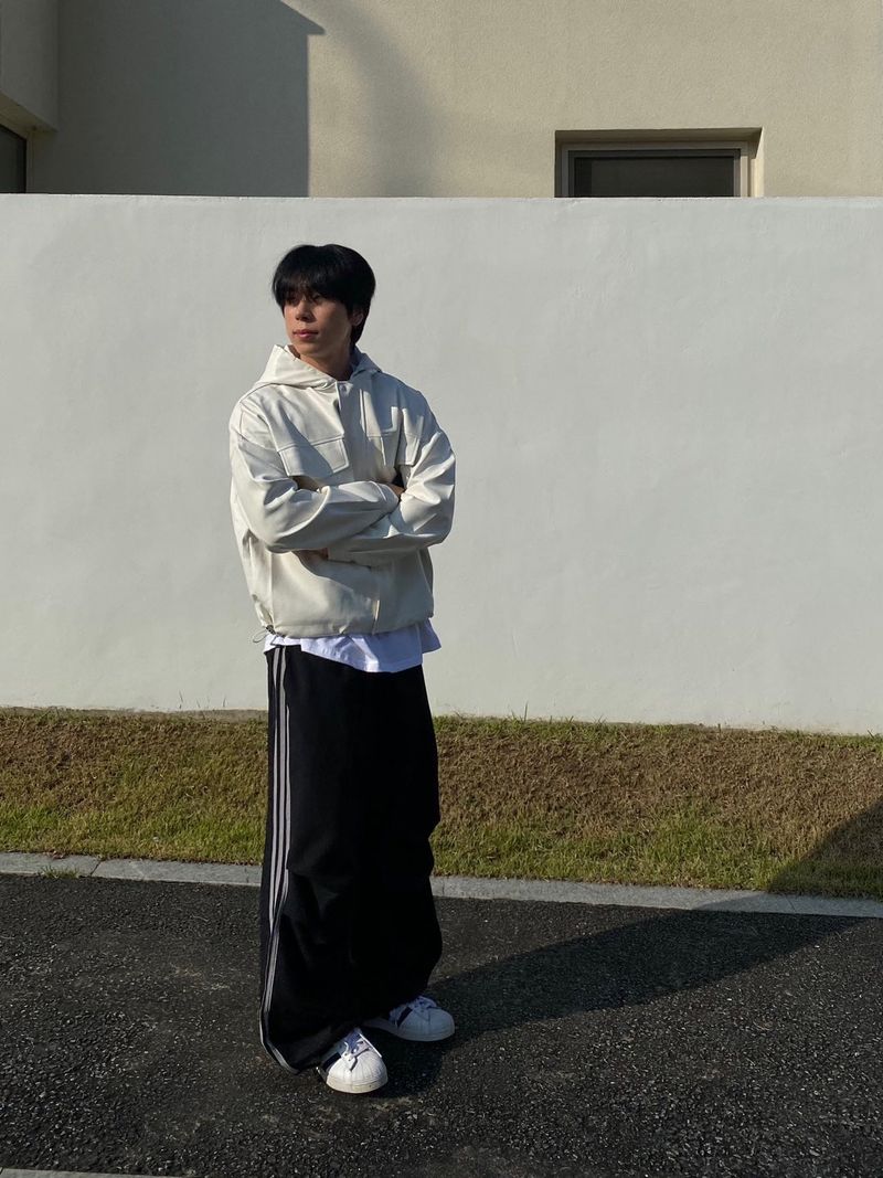 Triple Tape Parachute Nylon Pants 2C