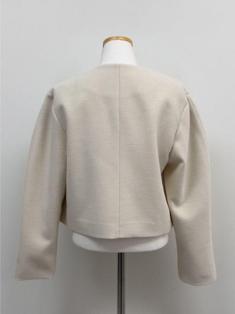 Barrier Balloon No Collar Short Jacket
