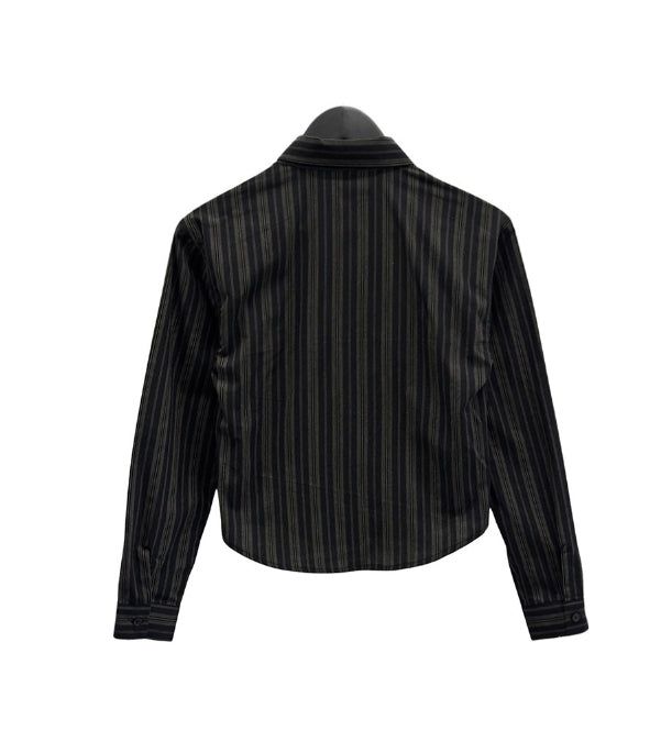 Hettie Striped Crop Shirt