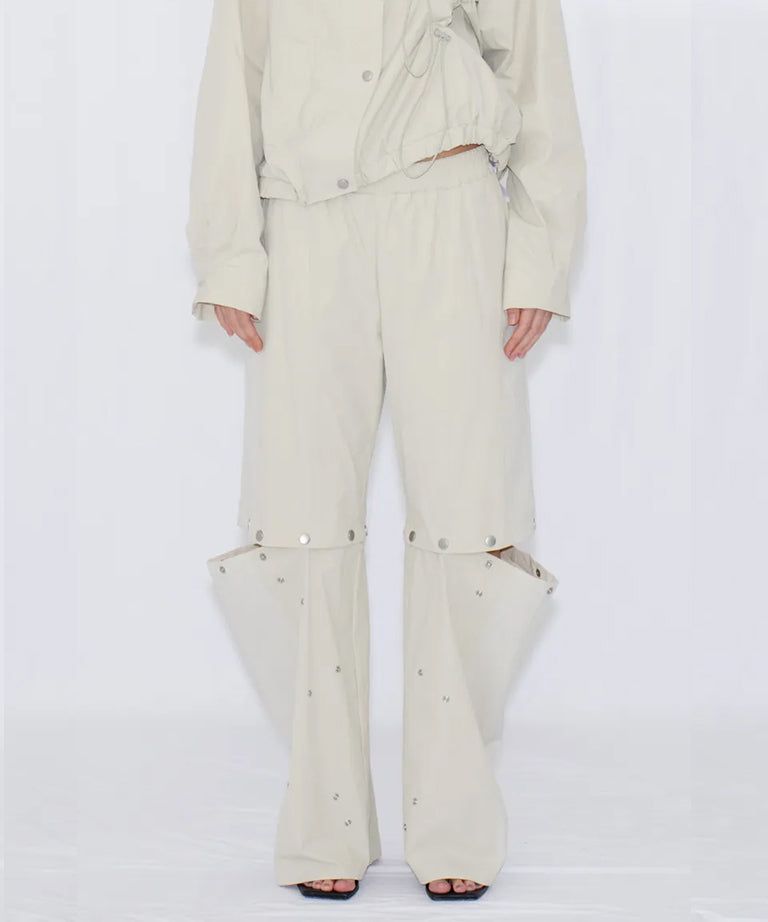2WAY DEFORMED TRACK PANTS