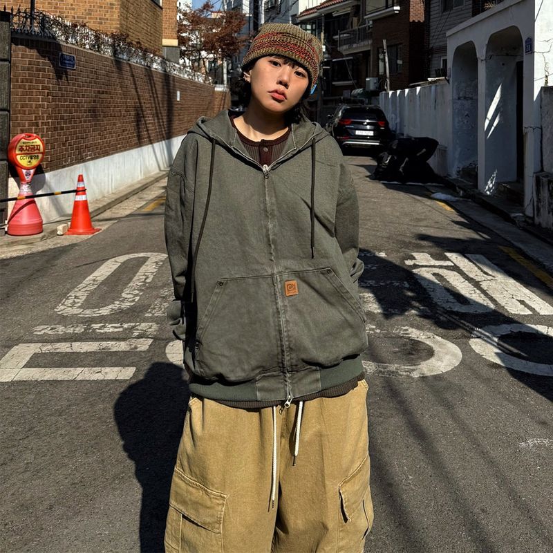 Vintage Work Hooded Jacket
