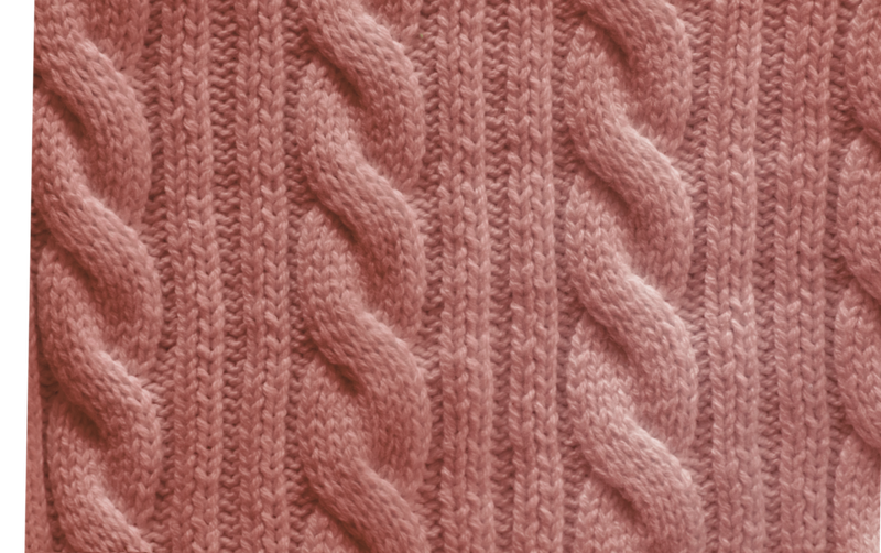 (09 rose) Twisted Knitted matte AirPods Case