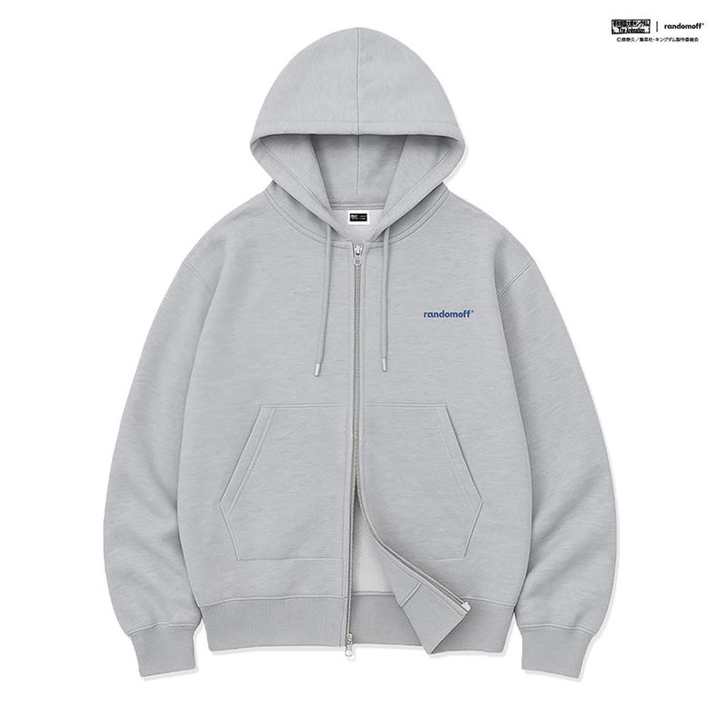 SHIN HOODIE ZIP-UP [GREY]
