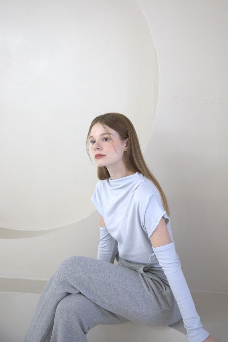 Boots Cut Banding Pants Gray