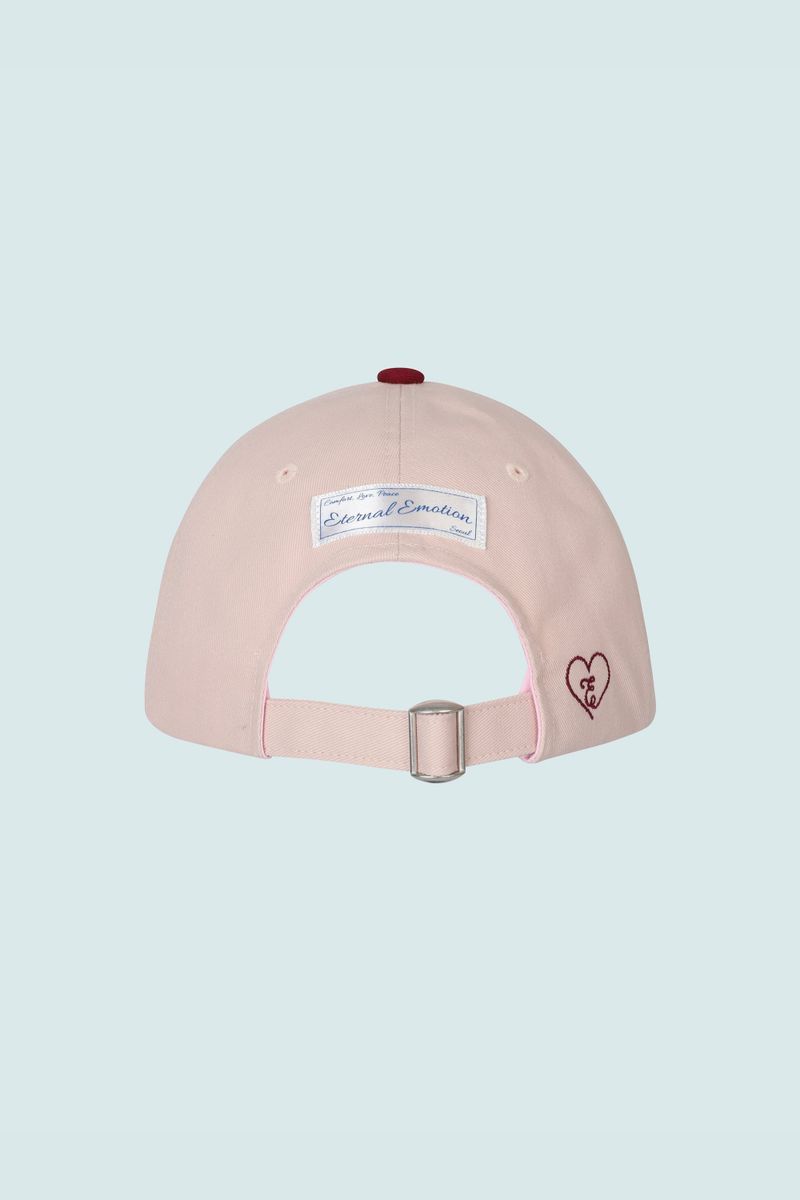 CONTRAST WAVE LOGO CAP (PINK)