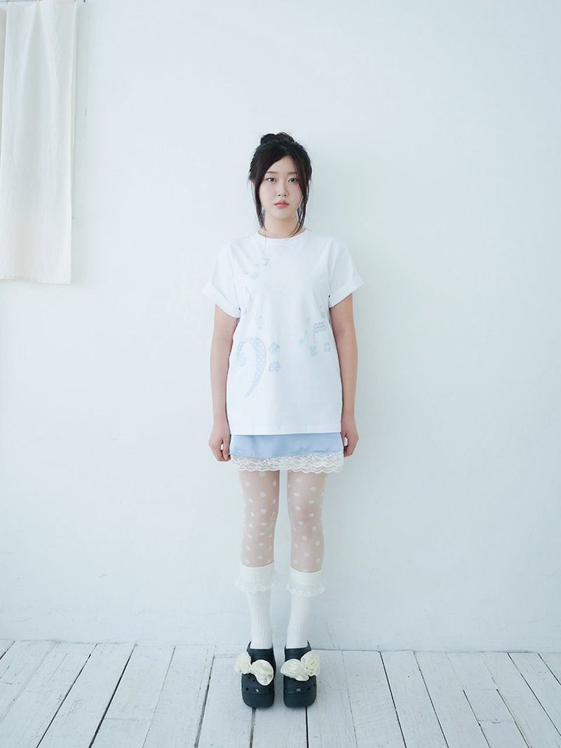 Do re mi T-shirt / white 