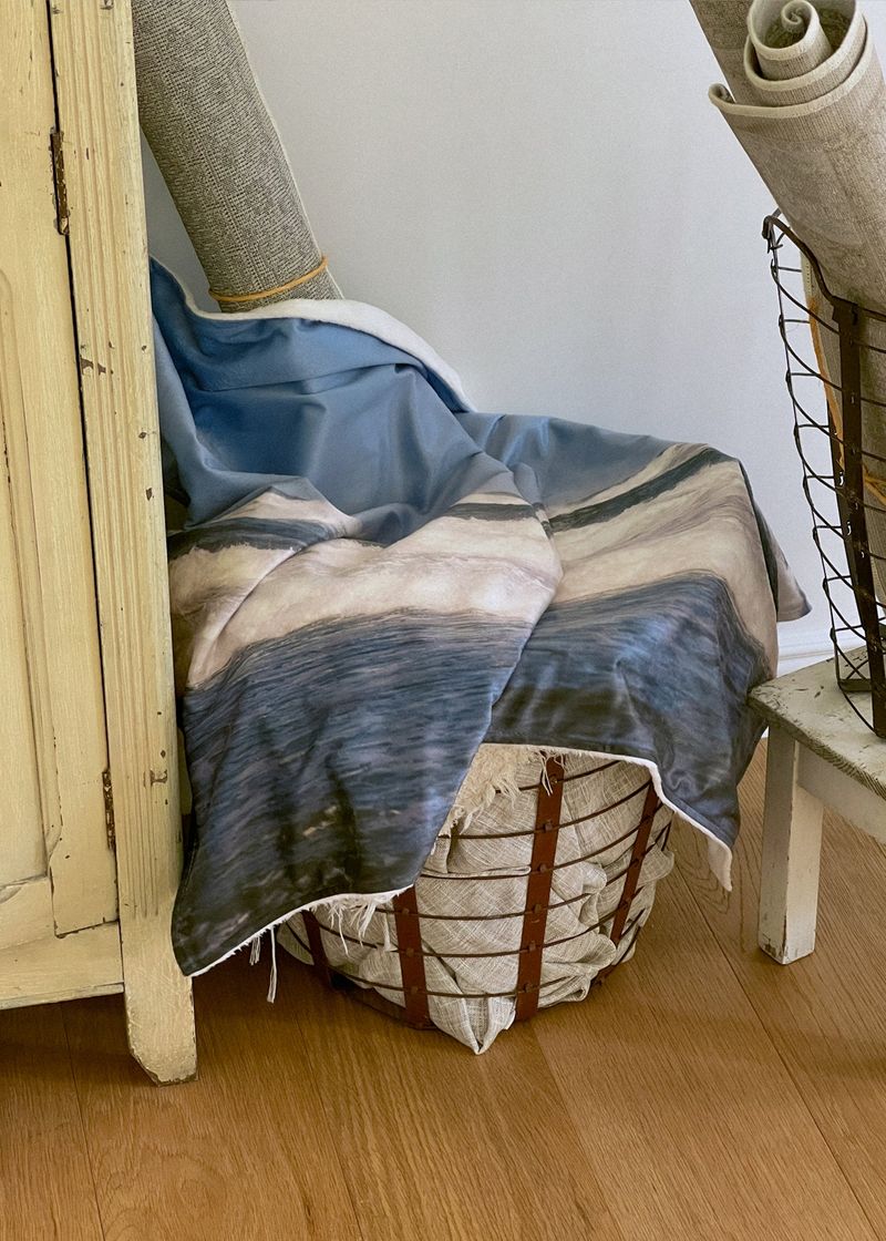 SLEEPTIGHT OBJECT（スリープタイトオブジェクト）の「nature pillow blanket - blue bada（Fashion Accessories）」
