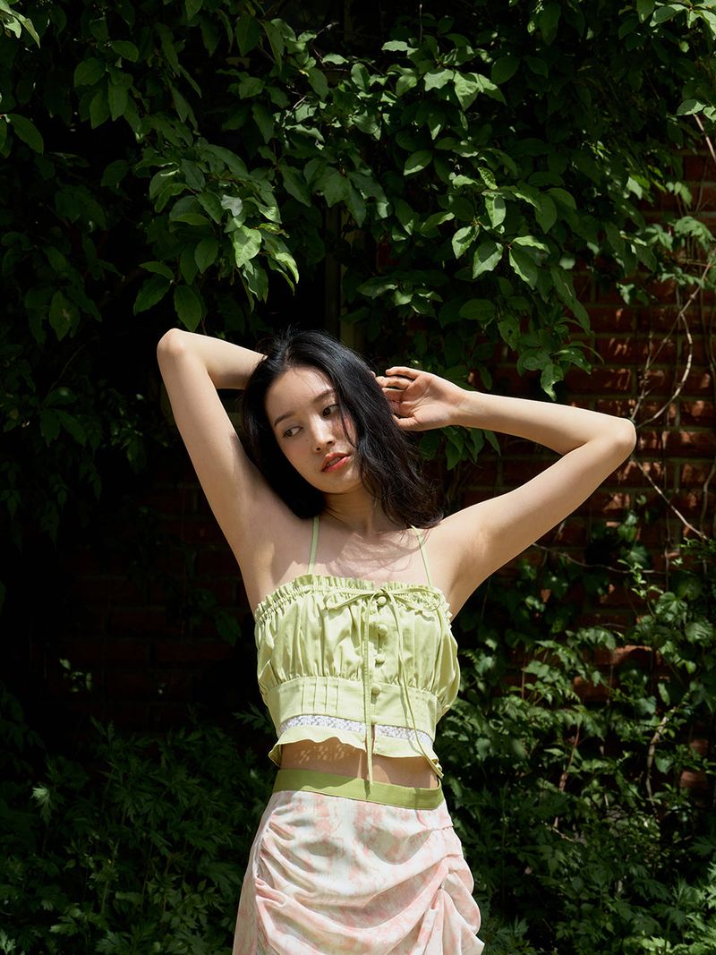 capricieux(カプリシュー)の「Fairy blouse (Light green)(Tops)」