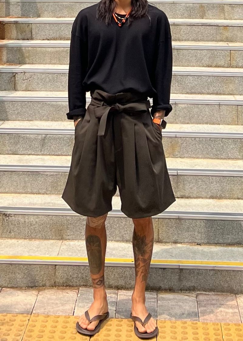 ロープハーフパンツ