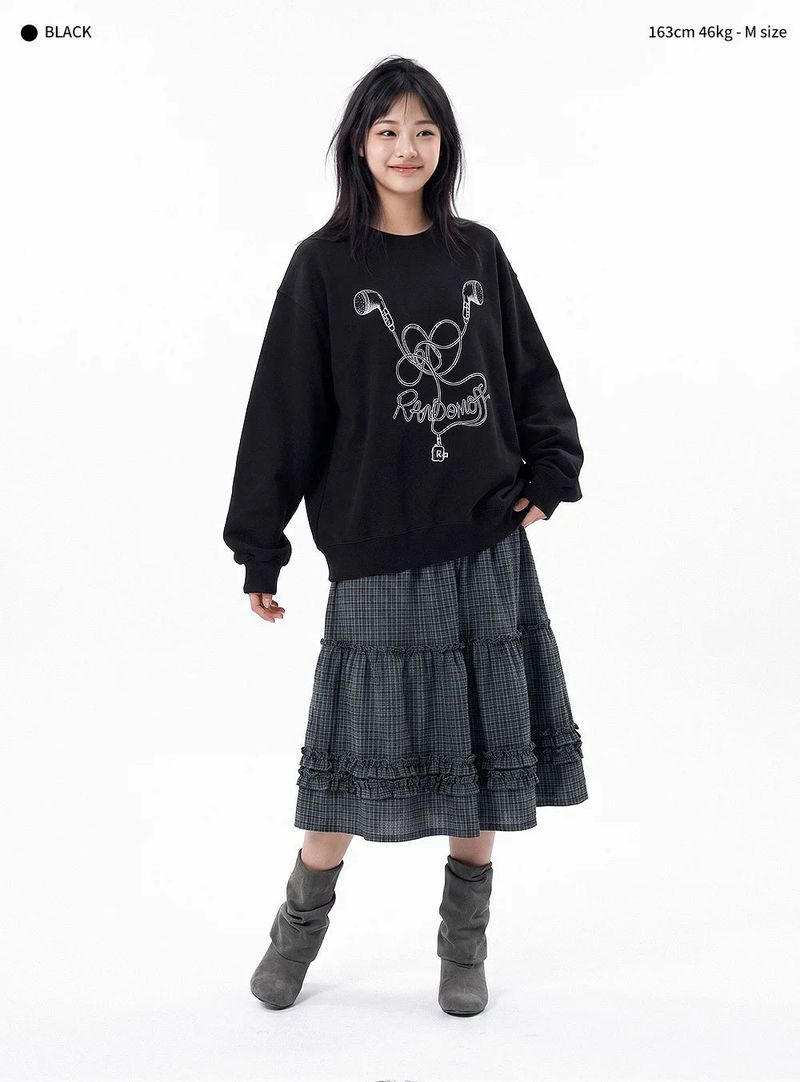 TANGLED EARPHONE SWEATSHIRT (3color)