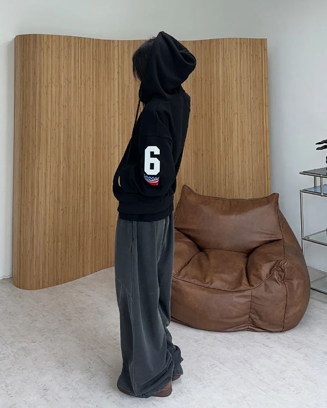 Mars Pigment Cut-out Wide Pants