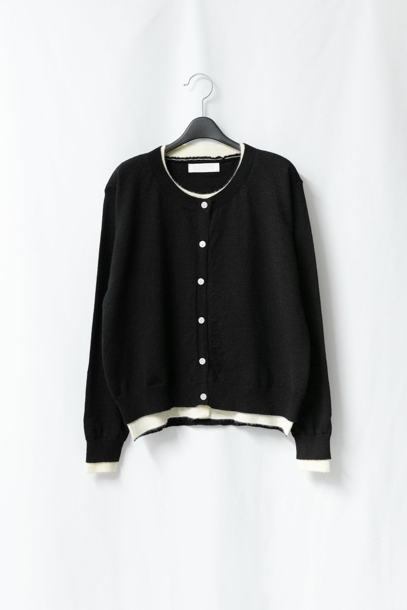 layered color cardigan(4colors)