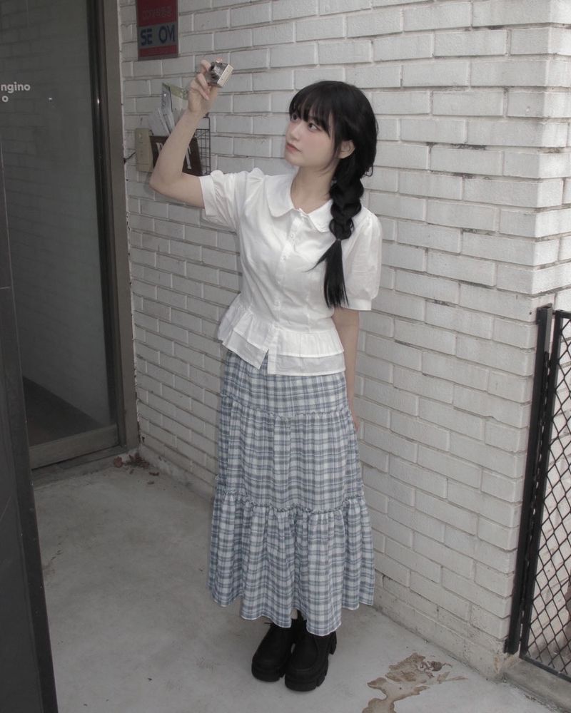 unbutty（アンバティ）の「papaya frill blouse（Tops）」