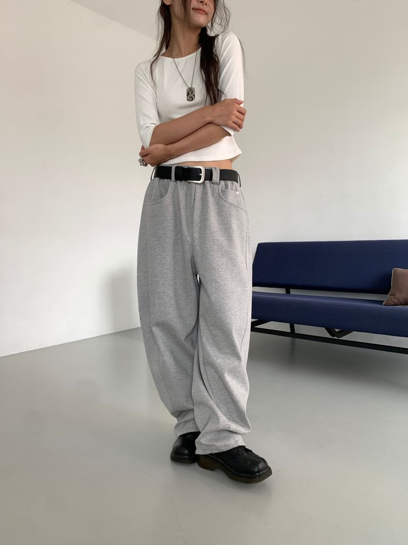 BELT LOOP SWEAT PANTS (2C)