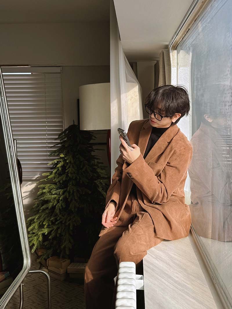 ASCLO Mer Corduroy Loose Fit Jacket (4color)