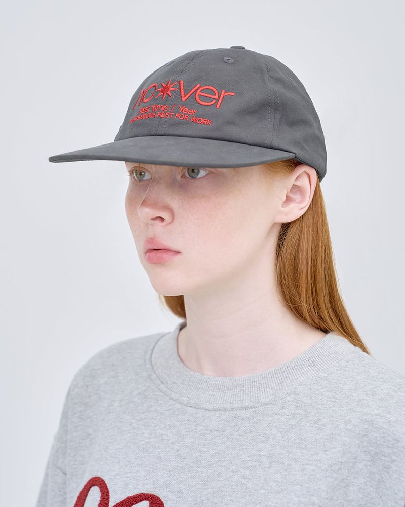 POINT LOGO CAP - CHARCOAL