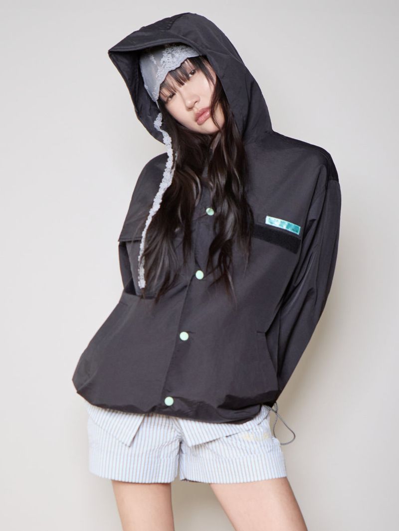 Hooded Windbreaker