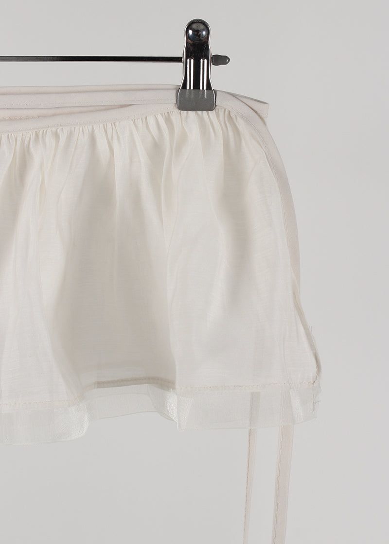 FRILL WRAP SKIRT