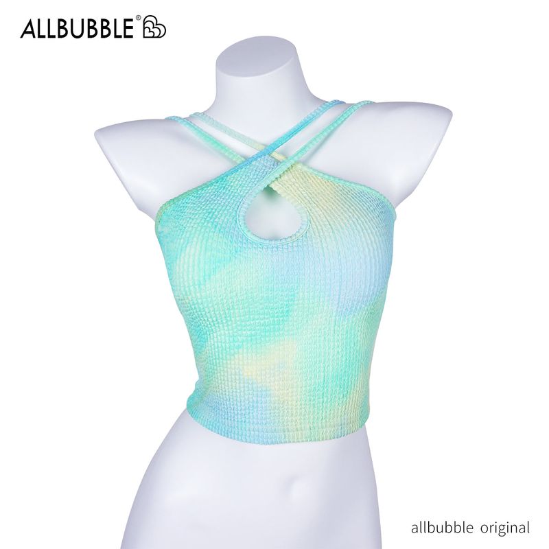 allbubble  mint green vest