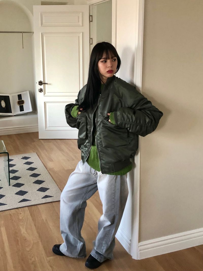 Canis gray denim pants