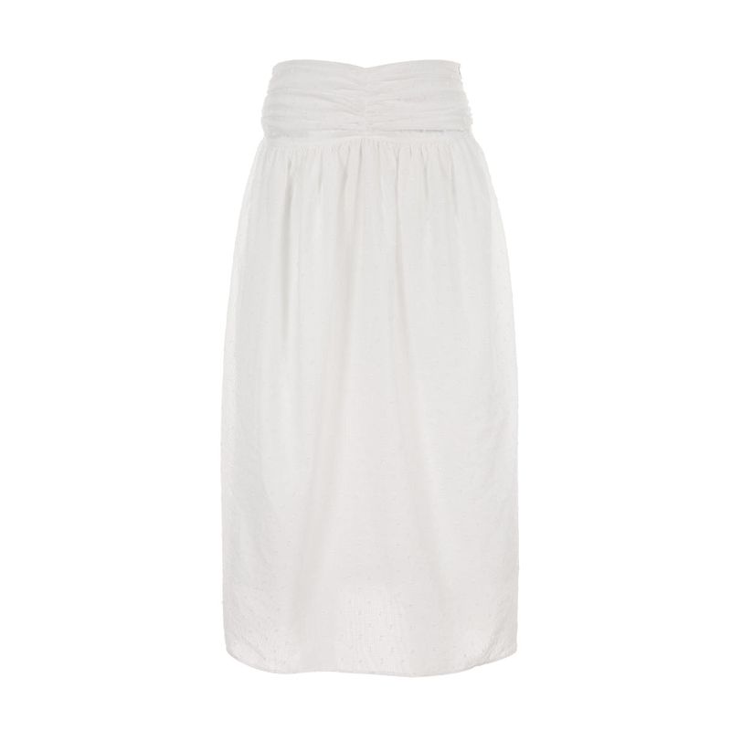 Center drape maxi skirt 002