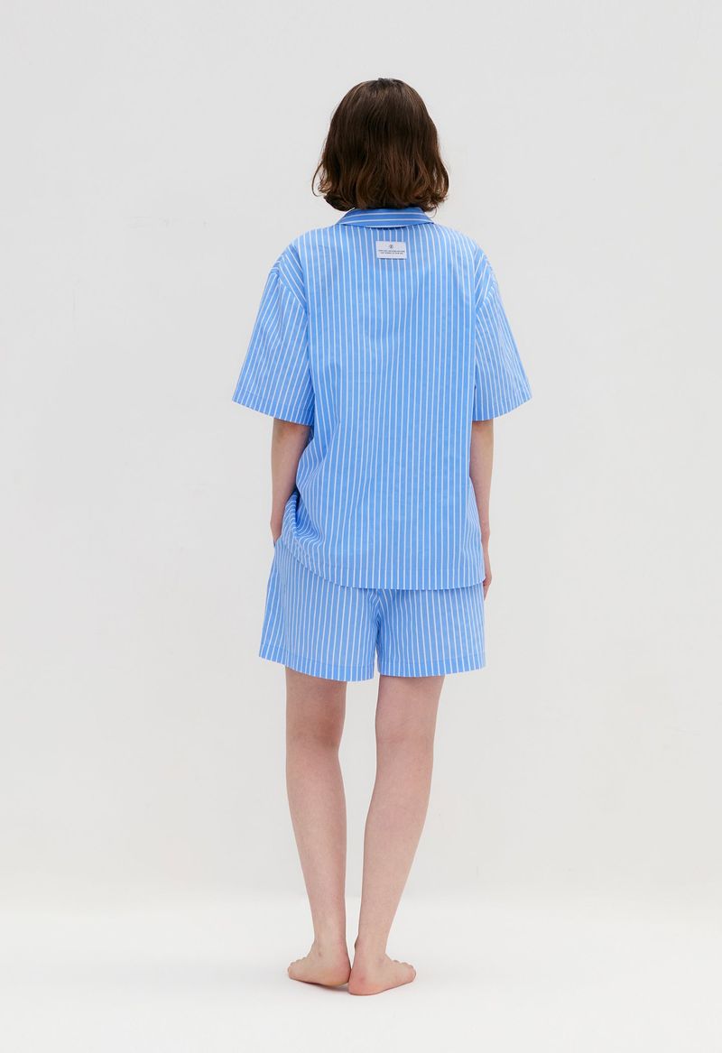 Stay Stripe Pajamas Short Set (3 Colors)