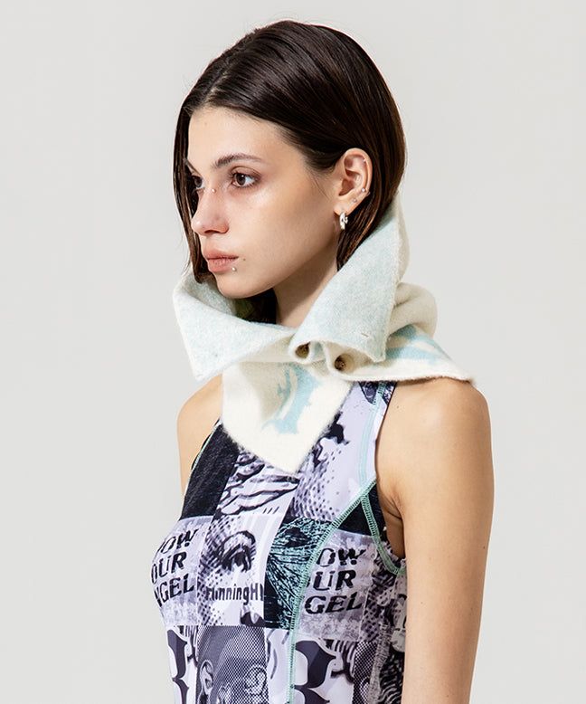 RNHI JACQUARD NECK WARMER