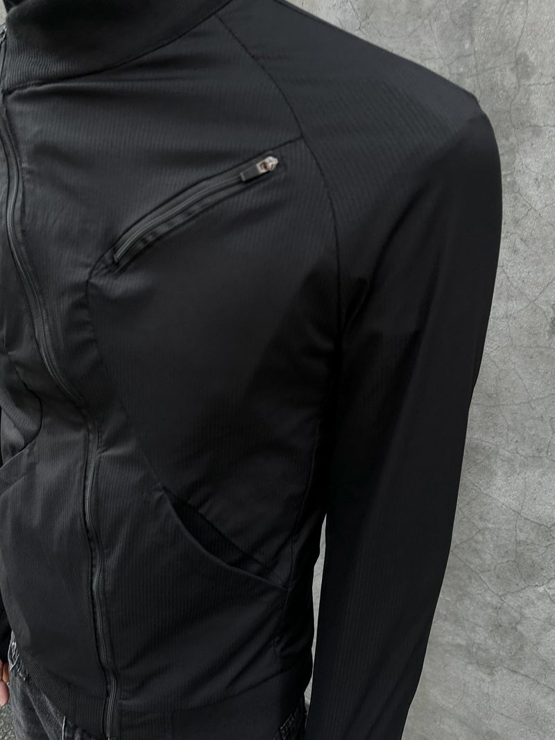 ZED DIAGONAL HIGH-NECK SLIM ZIP-UP