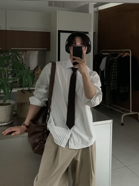 LOOKPLE（ルックプル）の「リベリミックスセミオーバーSTシャツ（トップス）」