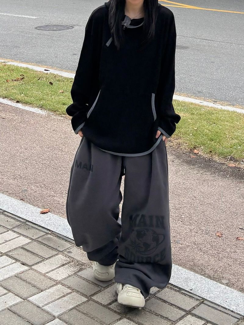 main structured cotton banding pants