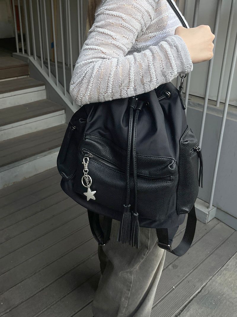 Daily Multi-Pocket Thistle Shoulder Bag