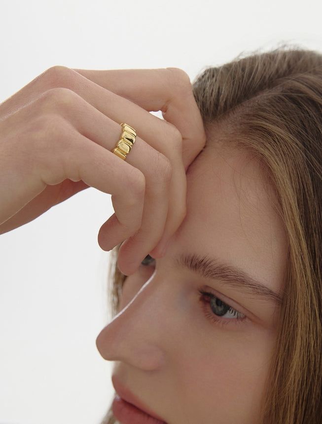 hyeres lor（イエール・ロール）の「26SS★ Iceblock Silver Ring L（Accessories）」
