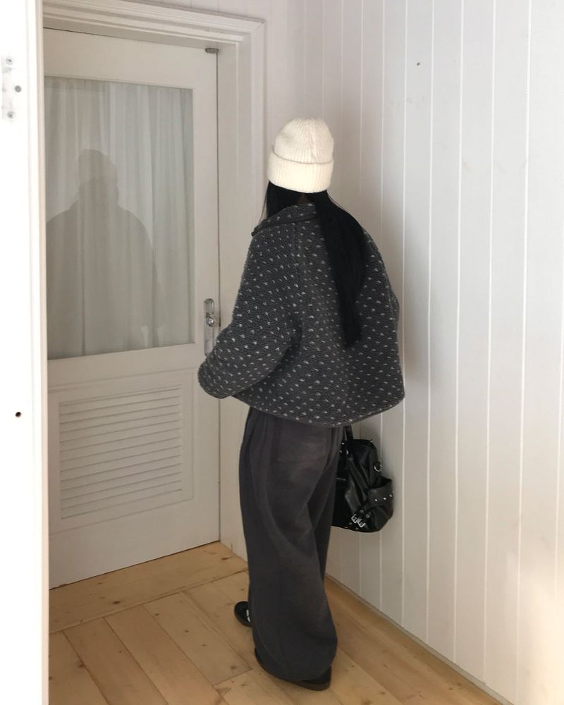 [ORIGINAL] Heart Dot Wool Jumper