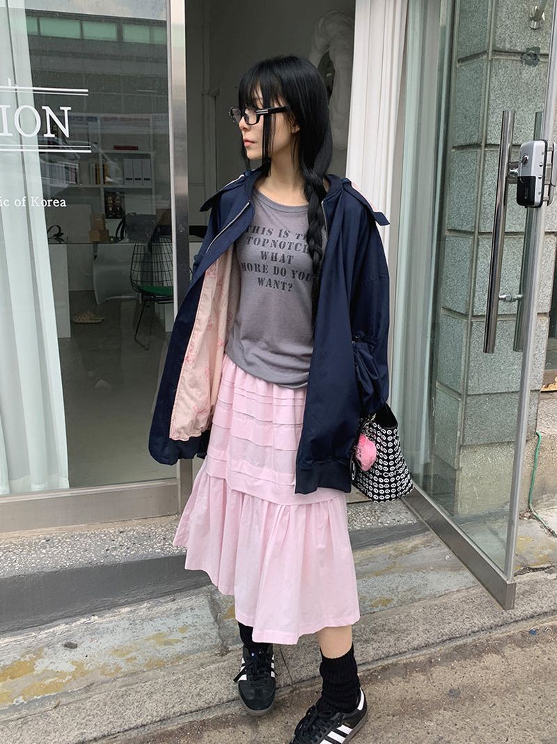 MILKY FRILL SKIRT (3C)