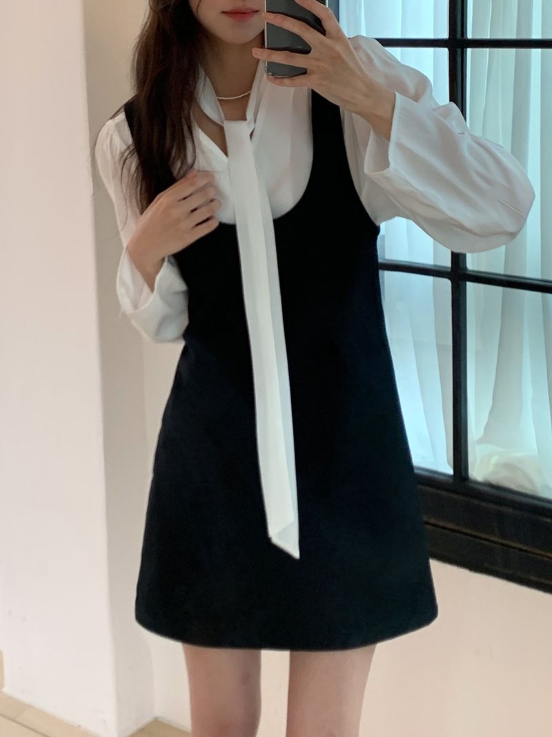 Rose Layered Sleeveless Dress