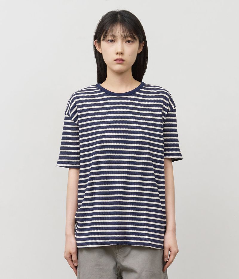 HIFIFNK(ハイファイファンク)の「Lofi Striped Waffled Top(Tops)」