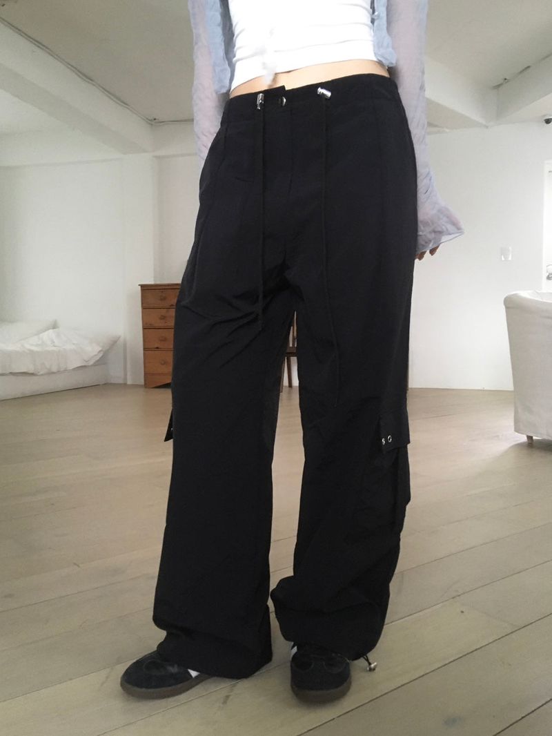 Eyelet Cargo Pants