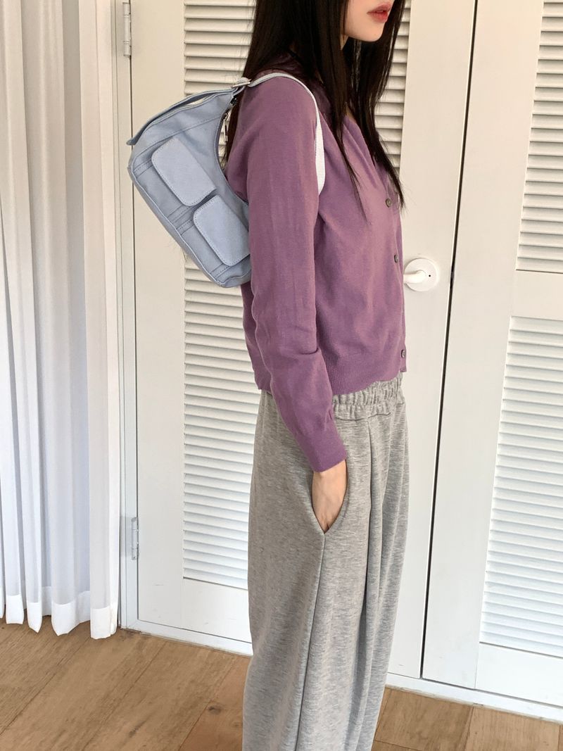 [S,M,L] Katet Pintuck Wide Training Pants