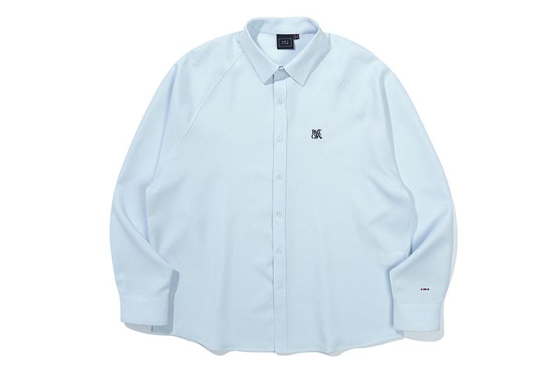 RAGLAN SLIT SHIRT_SKY BLUE