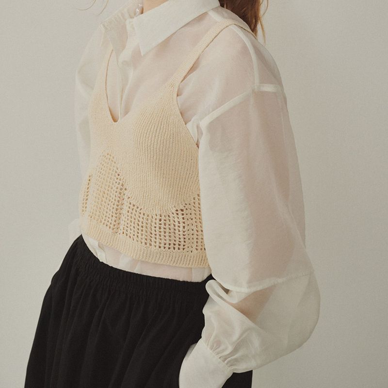 Melrose Sheer Oganza Shirts