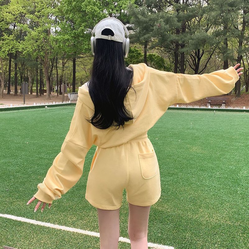 [Bellide made]Sporty two-way two-piece set