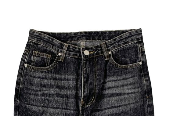 Synth Vintage Washing Bootcut Denim Pants