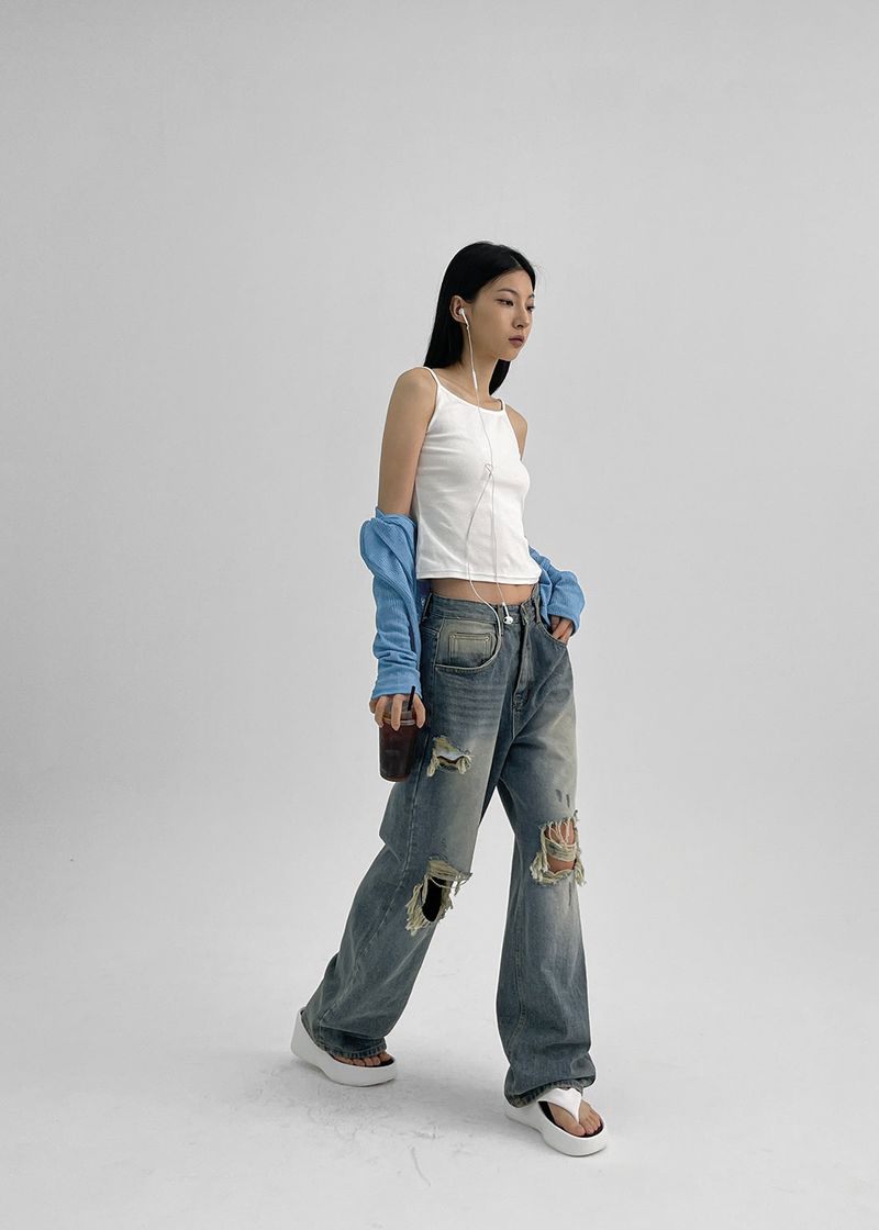 BLACKUP（ブラックアップ）の「[MADE] Porita Basic Tank Top（Tops）」