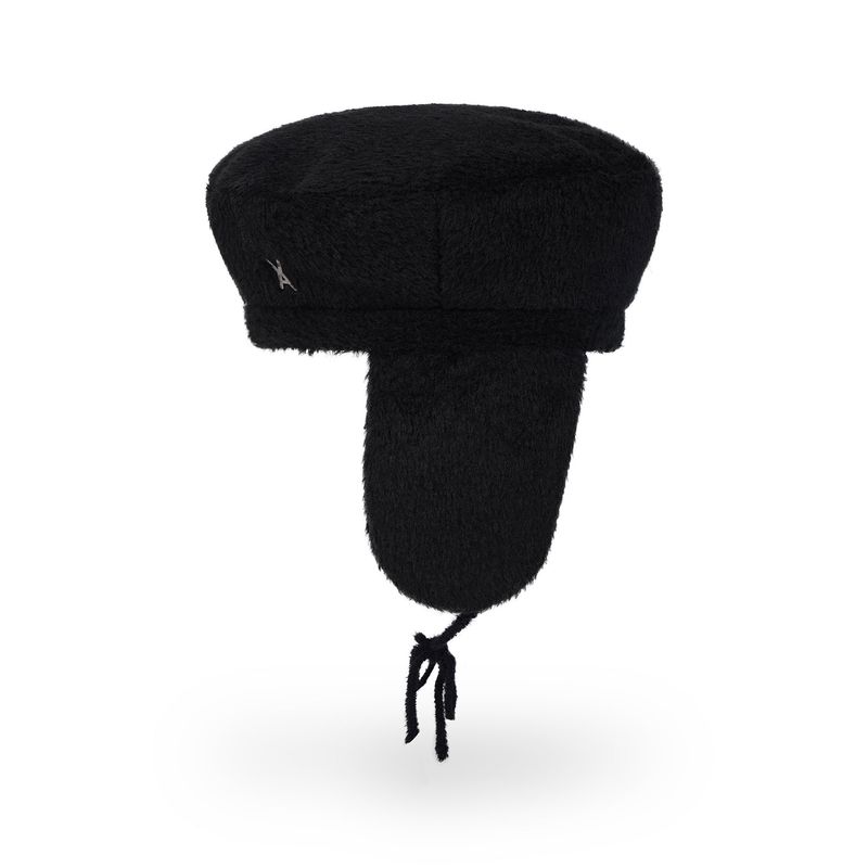 VA Stud Fly Wool Beret / Black