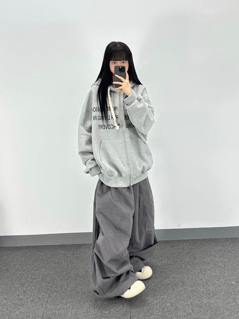 peach big balloon pants