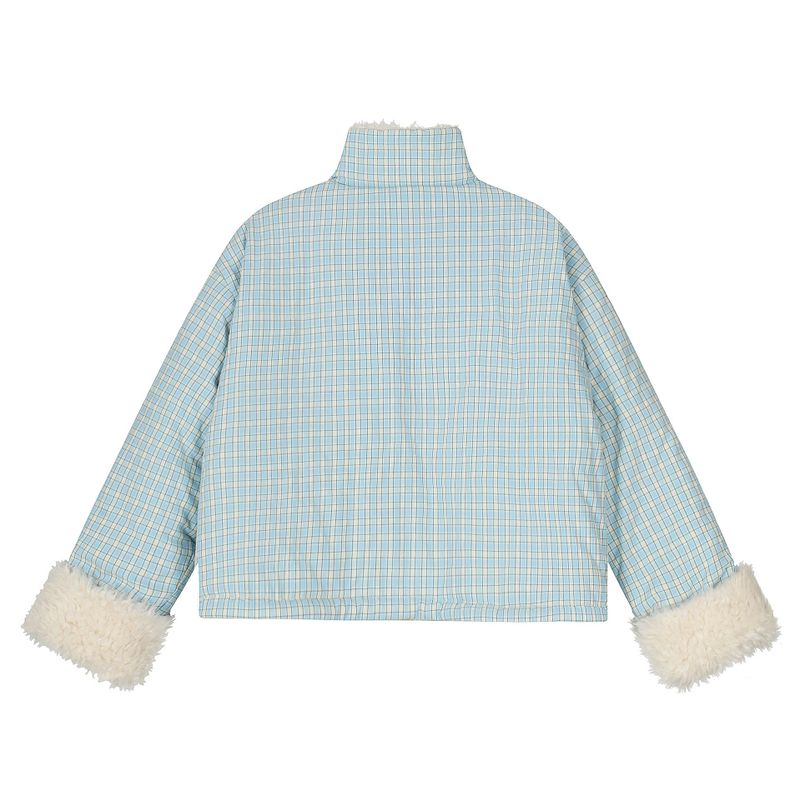 Heart Check Reversible Puffer Jumper