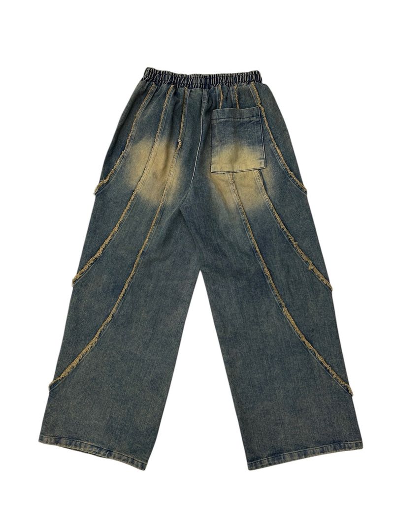 Melt Seamline Denim Pants (2 Colors)
