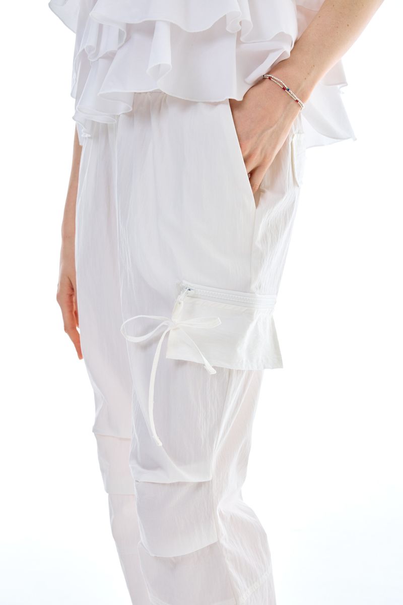 BREEZE BOOTSCUT PANTS / WHITE