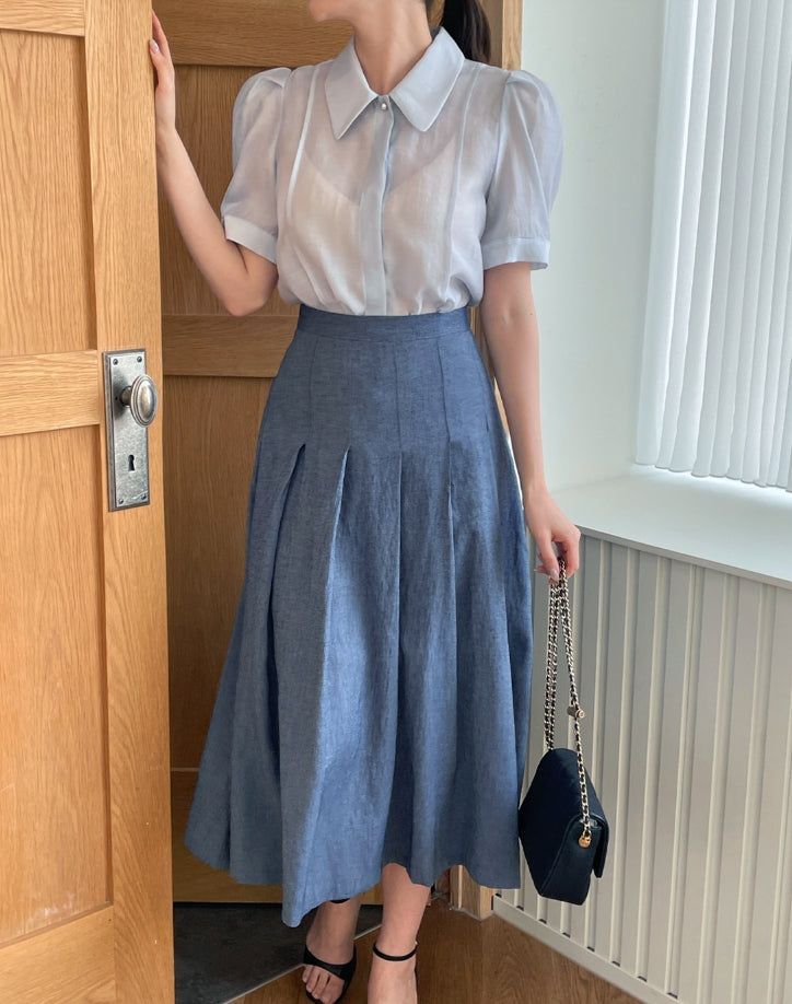 iam mari（アイアム マリ）の「Mizel Pintuck Long Pleated Skirt（Skirts）」