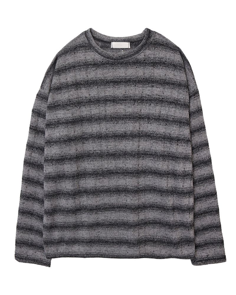 Ruin See-Through Stripe Knit